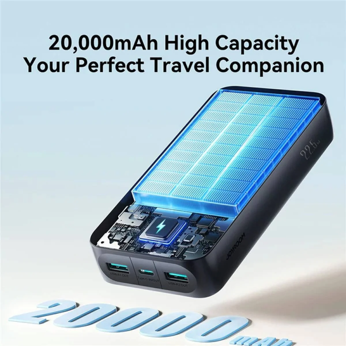 باور بانك JOYROOM JR-PBF14 Pro بسعة 20000mAh وشحن سريع 22.5W PD/QC - Image 6