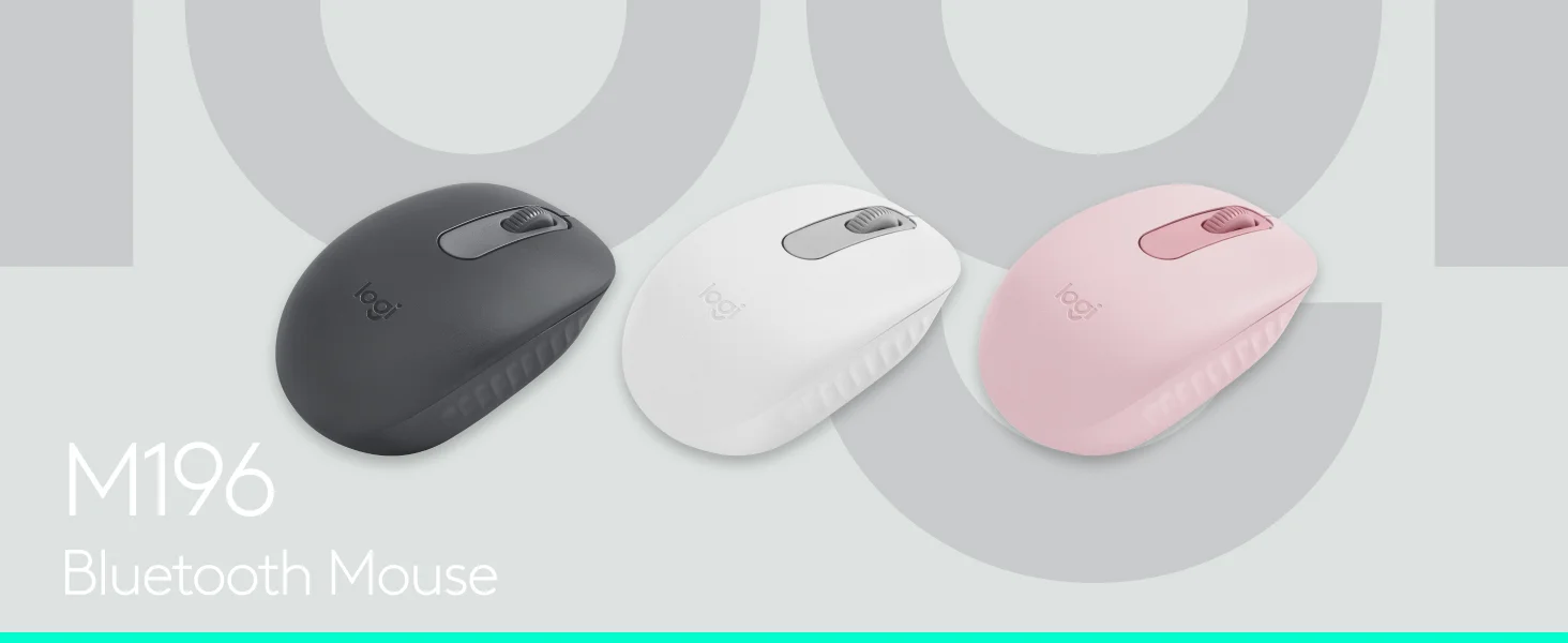 Logitech M196 Compact Bluetooth Wireless Mouse - Graphite - Thumbnail 8