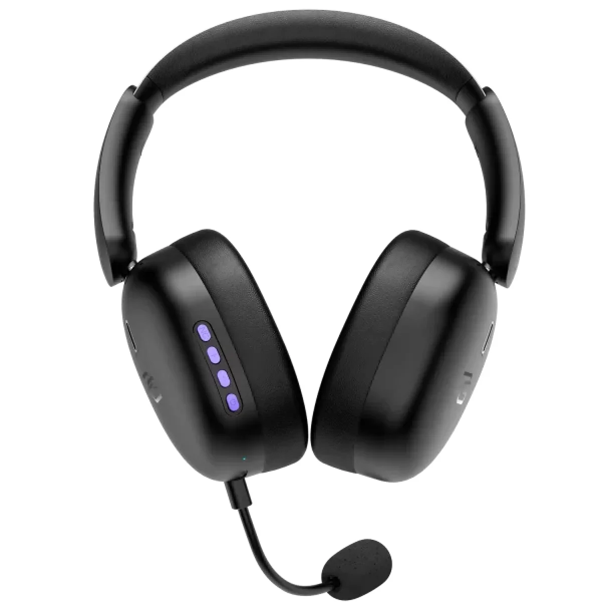 Proove Zephyr Tri-Mode Wireless Gaming Headset with 7.1 Audio, Black/Purple WHZP00022001 - Thumbnail 6
