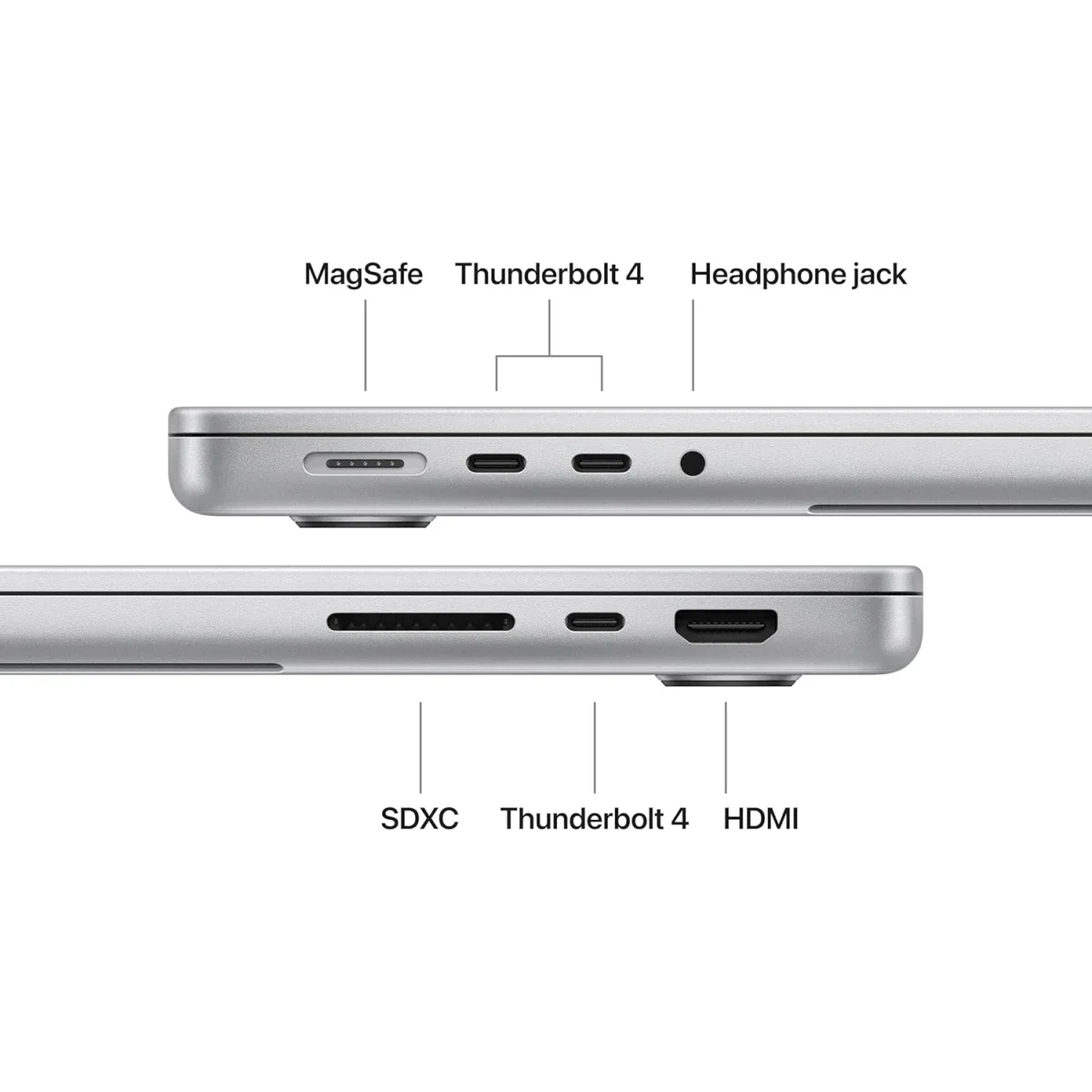 Apple MacBook Pro 14 (2026) M5 Pro 15-Core CPU, 16-Core GPU, 24GB RAM, 1TB SSD, Liquid Retina XDR 120Hz - Silver - Thumbnail 6