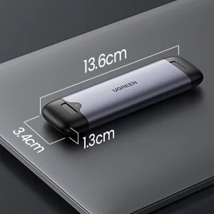 Ugreen M.2 NVMe SSD Enclosure with USB-C and USB-A, 10Gbps - Thumbnail 13
