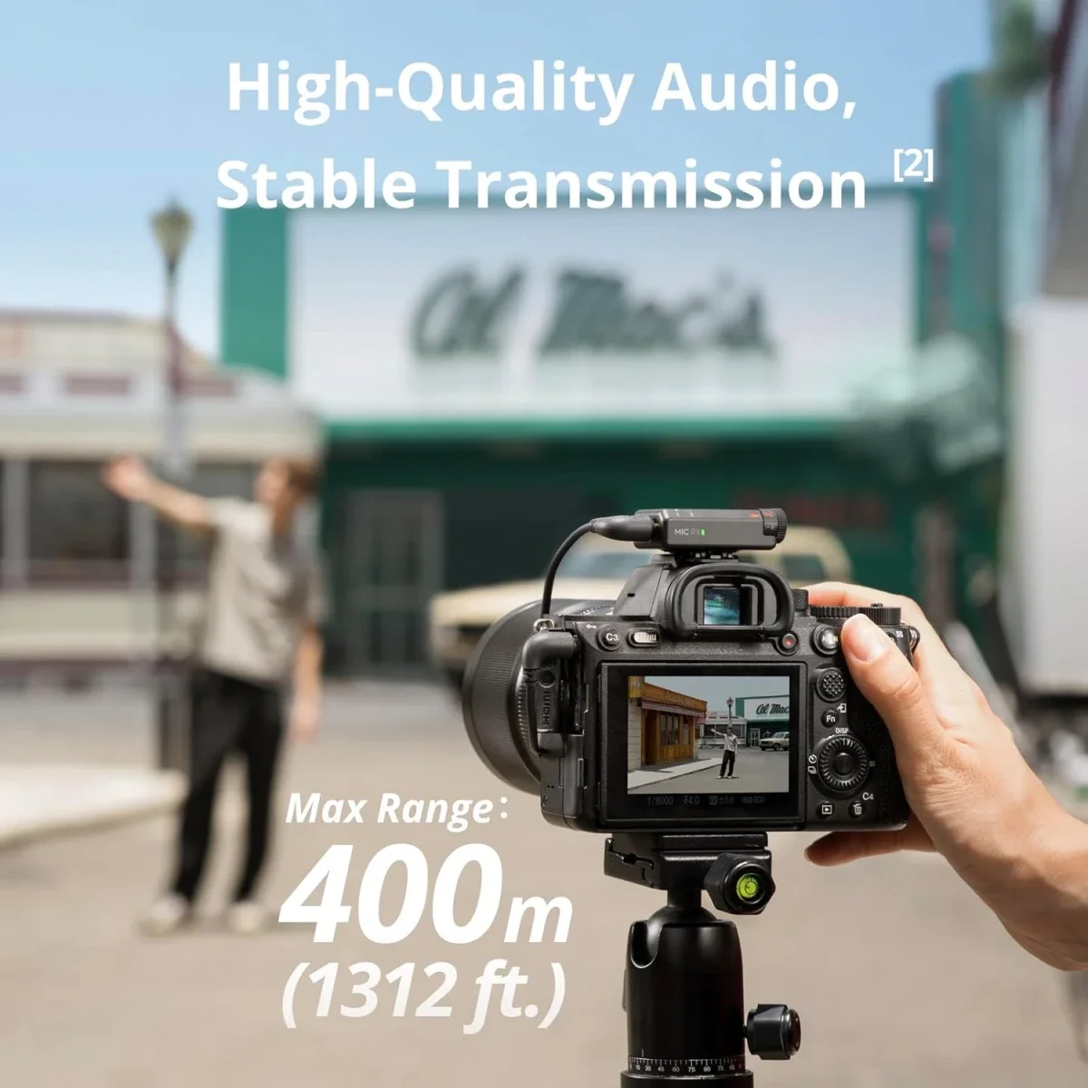 ميكروفون لافالير لاسلكي DJI Mic Mini ‏(1 TX + 1 RX) بمدى نقل 400 متر - Thumbnail 3