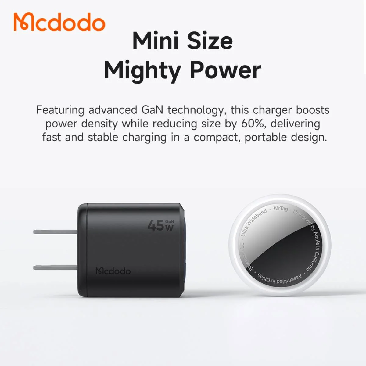 Mcdodo CH-439 45W USB-C Mini GaN Charger with SFC 2.0 - Thumbnail 3