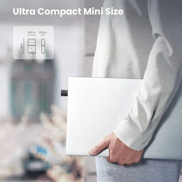 محول بلوتوث USB Ugreen CM390/80889 إصدار 5.0 بمدى 20 متر - Thumbnail 9