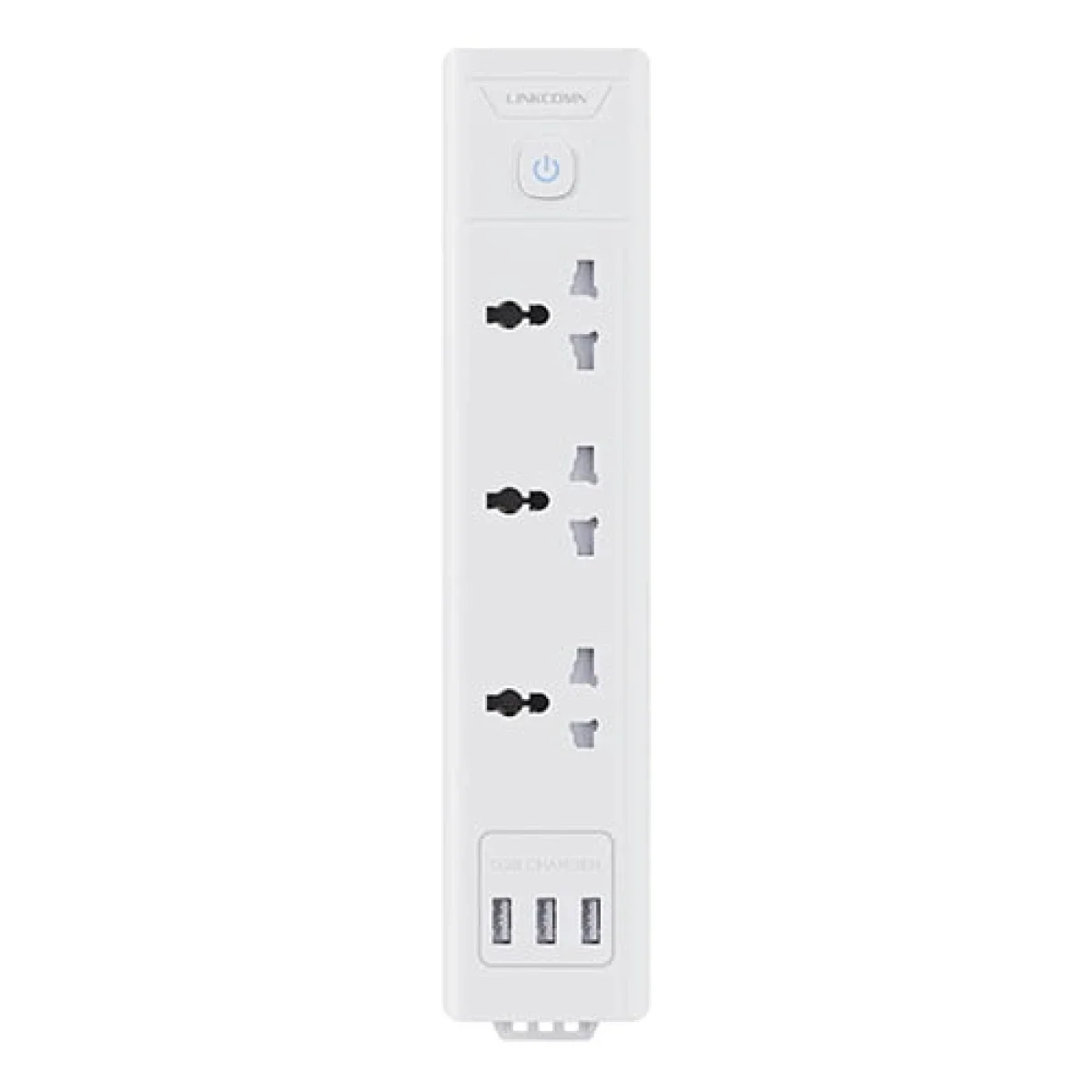 مشترك كهربائي LINKOMN LC-PS303 مع 3 مقابس و2 USB-A وUSB-C وكابل 1.6 متر وقابس أوروبي