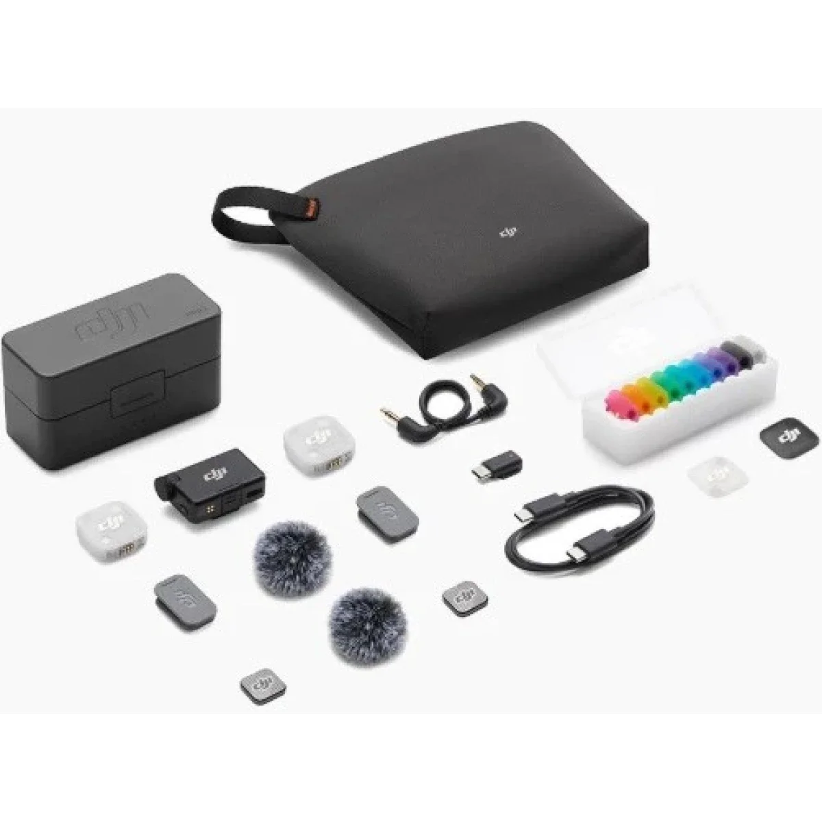 ميكروفون لاسلكي DJI Mic Mini 2 مع 2 مرسل و1 مستقبل وعلبة شحن - Thumbnail 5