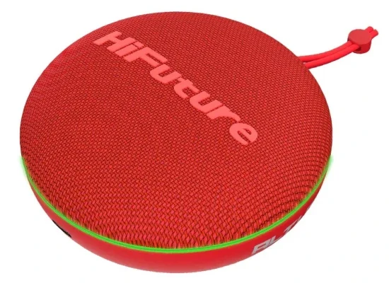 سماعة محمولة HiFuture Altus بلوتوث 5.3 مع aptX وTWS ومقاومة للماء IPX5 - أحمر - Image 8
