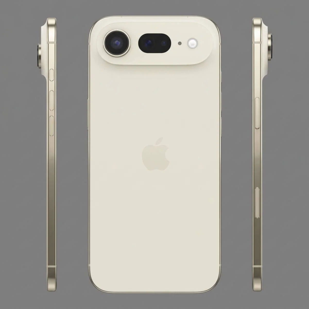 هاتف Apple iPhone Air 256GB بشاشة Super Retina XDR OLED مقاس 6.5 إنش، معالج A19 Pro، كاميرا Fusion 48MP، إطار تيتانيوم وسماكة 5.6 ملم – ذهبي فاتح - Thumbnail 2