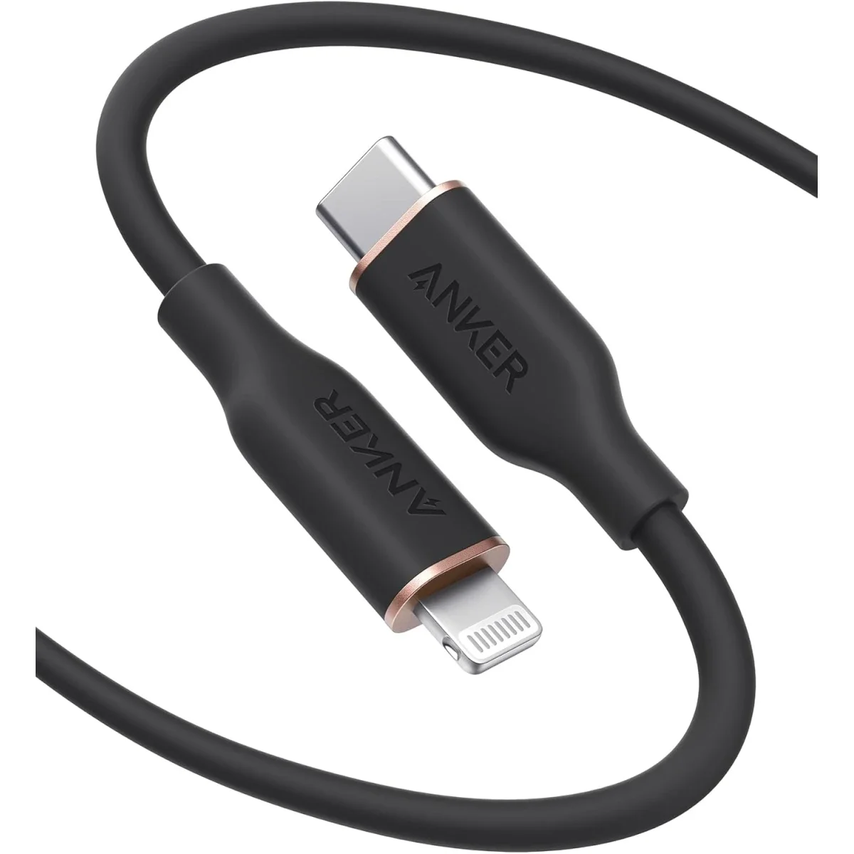 Anker CA-A8663 USB-C to Lightning Cable 1.8M Midnight Black MFi Certified