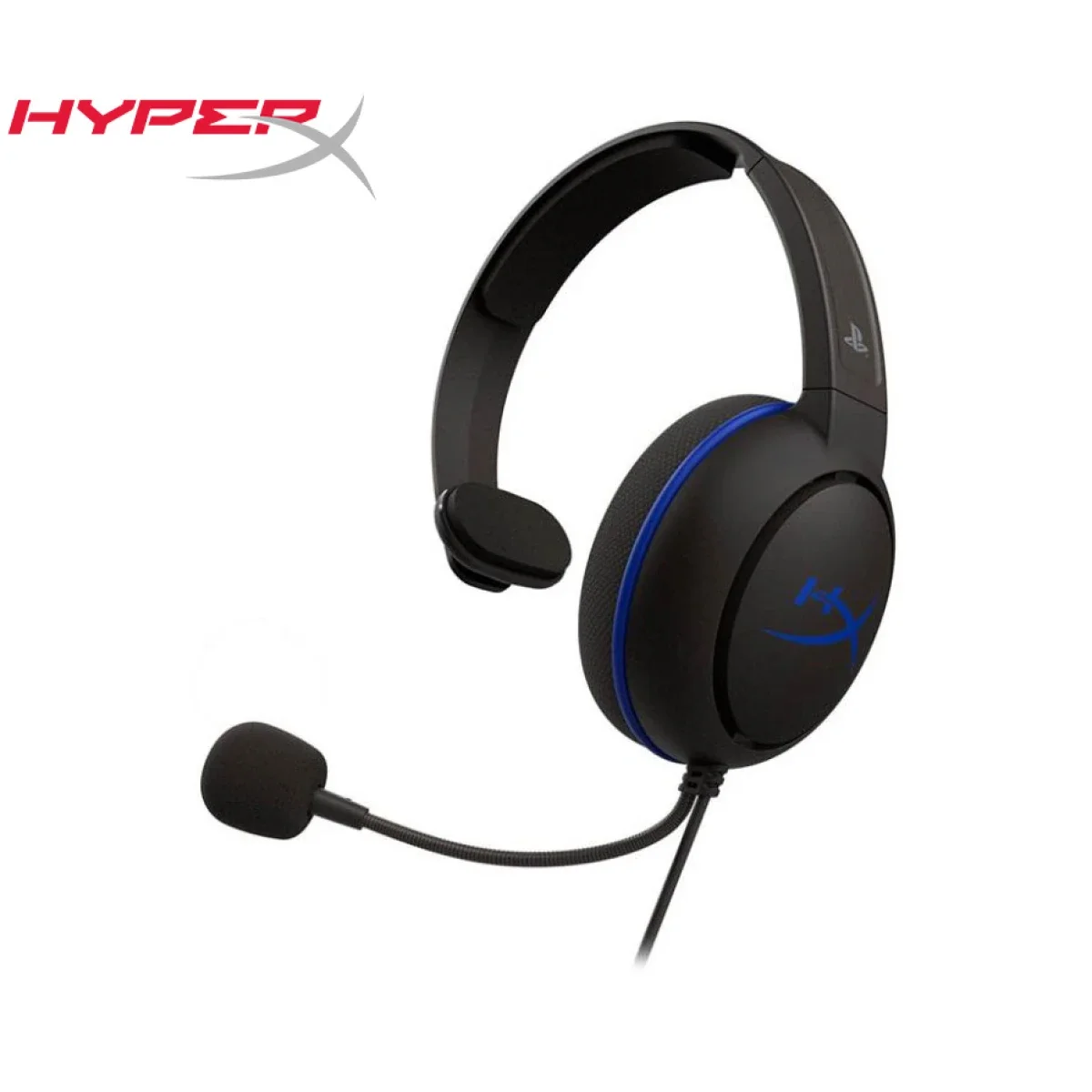 سماعة رأس HyperX Cloud Chat لجهاز PS4 - مرخصة رسميًا من PlayStation