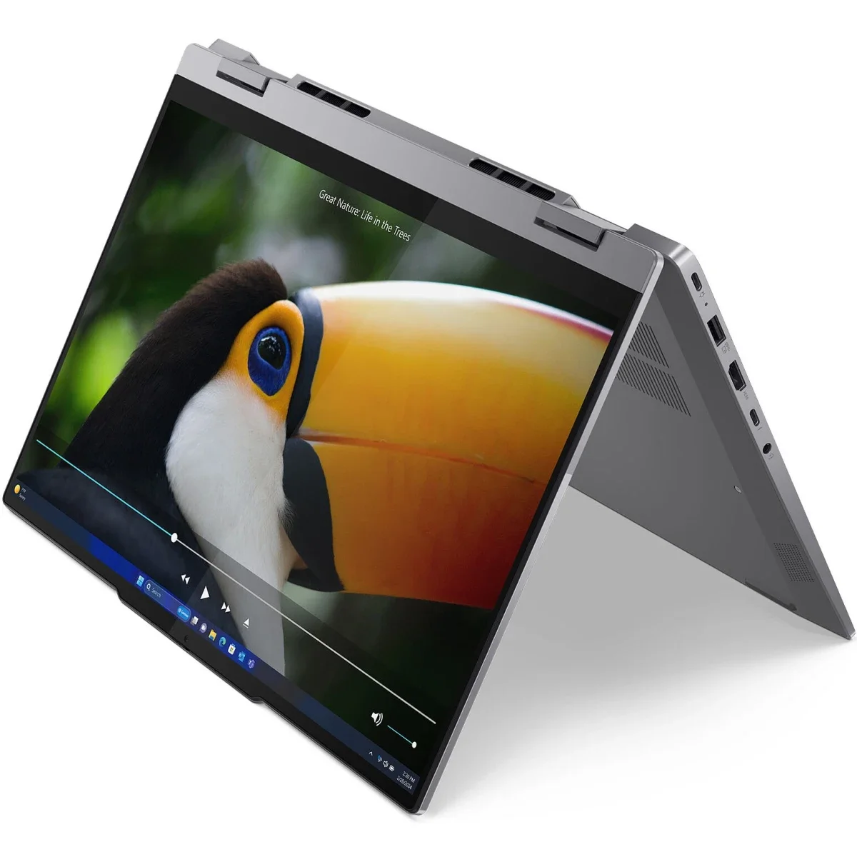 لابتوب Lenovo ThinkBook 14 2-in-1 G5 2025 شاشة لمس 14 إنش Intel Core Ultra 7 255U رام 32GB SSD 1TB لون Luna Grey - Image 4