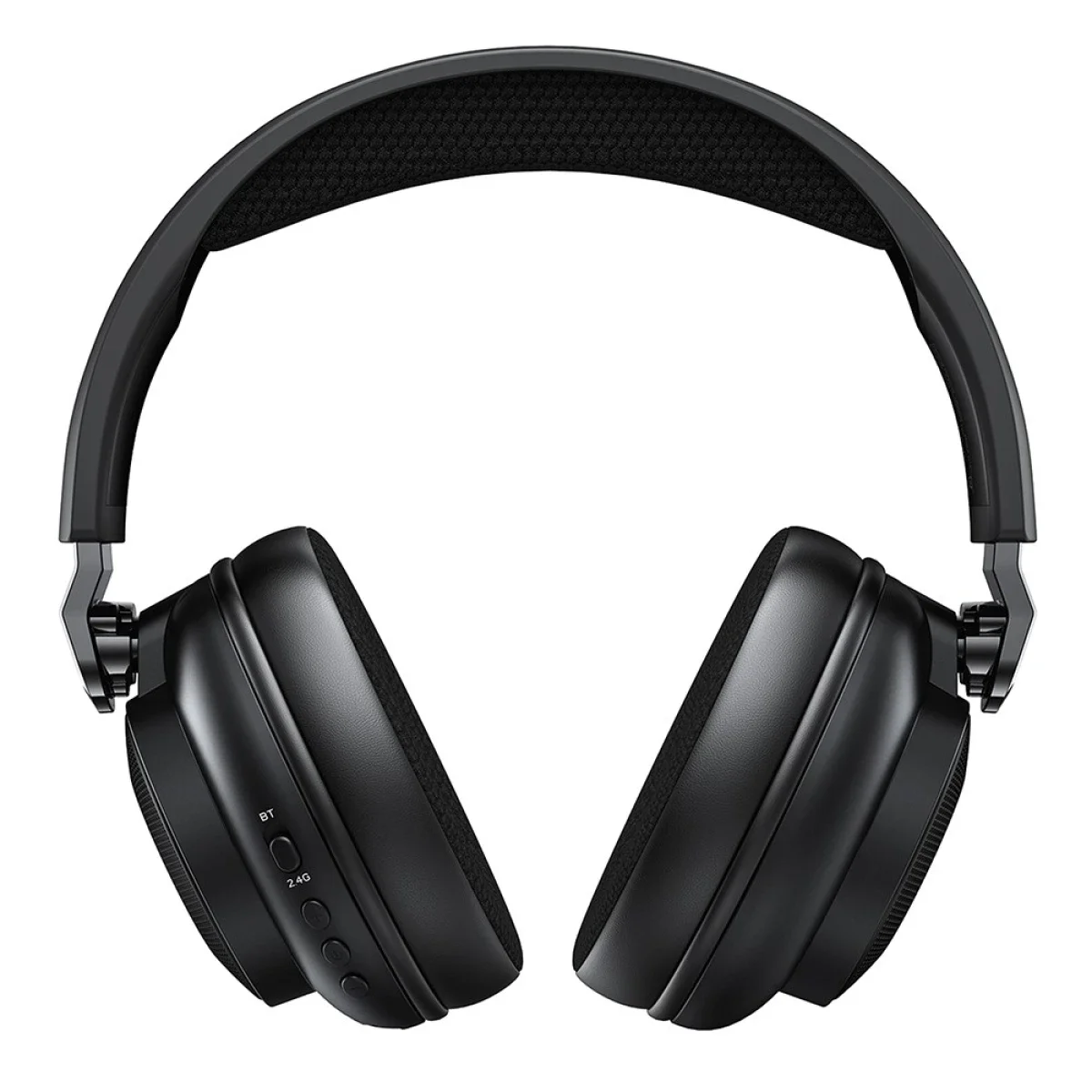 سماعة ألعاب ACEFAST H15 لاسلكية مع Bluetooth 6.0 و2.4GHz وإضاءة RGB وميكروفون - أسود - Thumbnail 2