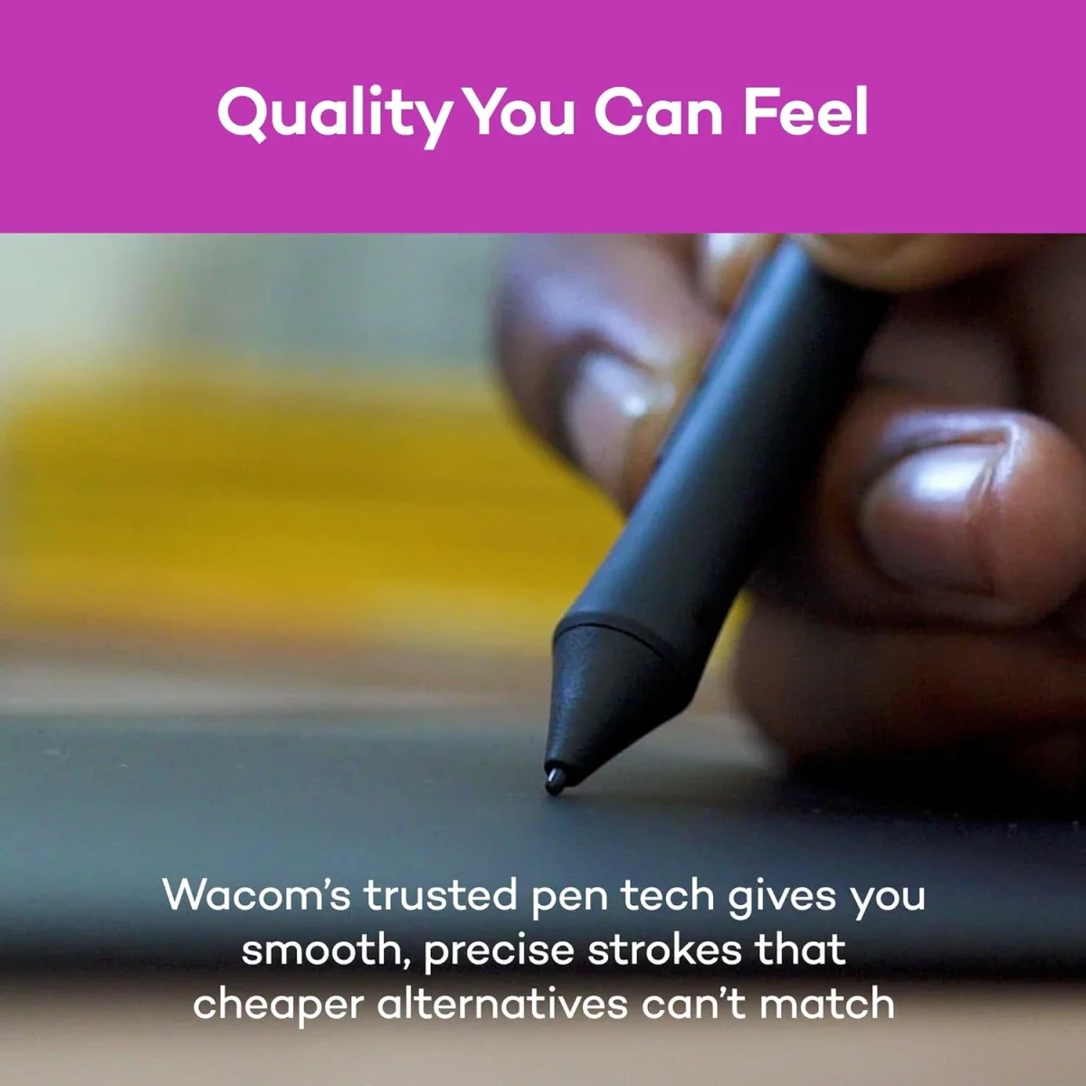 لوح رسم Wacom Intuos صغير بتقنية Bluetooth مع 4 مفاتيح ExpressKeys - أسود - Thumbnail 3