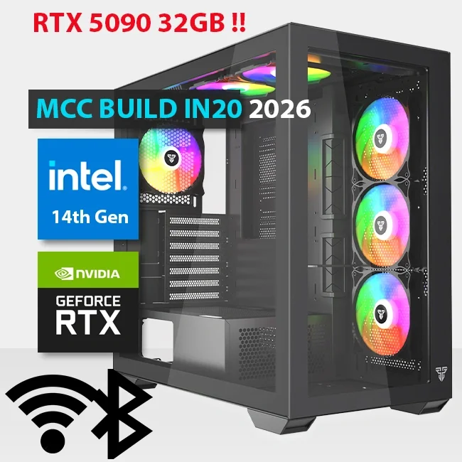 MCC IN20-26 MIDAS Gaming PC Build Intel Core i9-14900KF RTX 5090 64GB RAM 1TB SSD - Image 2