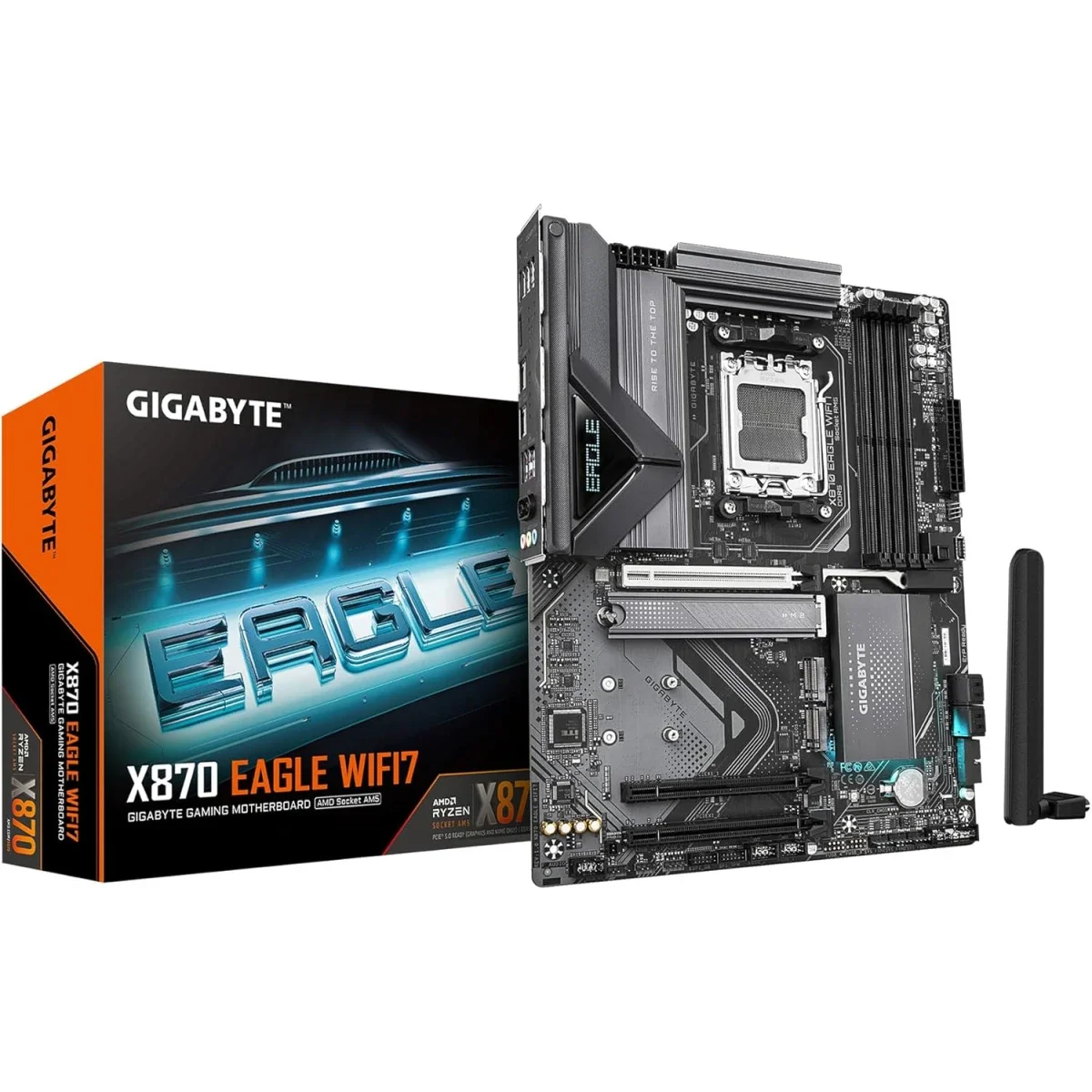 GIGABYTE X870 EAGLE WIFI 7 AM5 ATX Motherboard DDR5 3x M.2