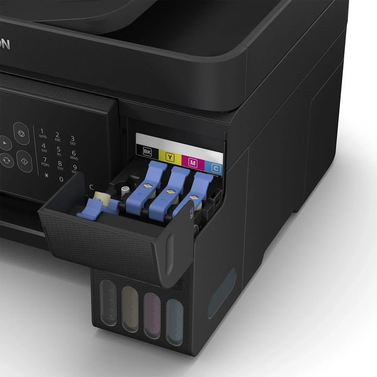 طابعة EPSON EcoTank L5190 متعددة الوظائف بخزان حبر A4 ملونة مع ADF وWi‑Fi وشاشة LCD - أسود - Image 3