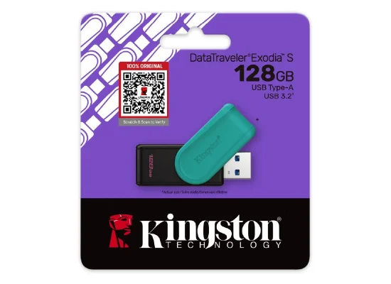 Kingston DataTraveler Exodia S USB 3.2 Gen 1 Flash Drive 128GB - Image 3