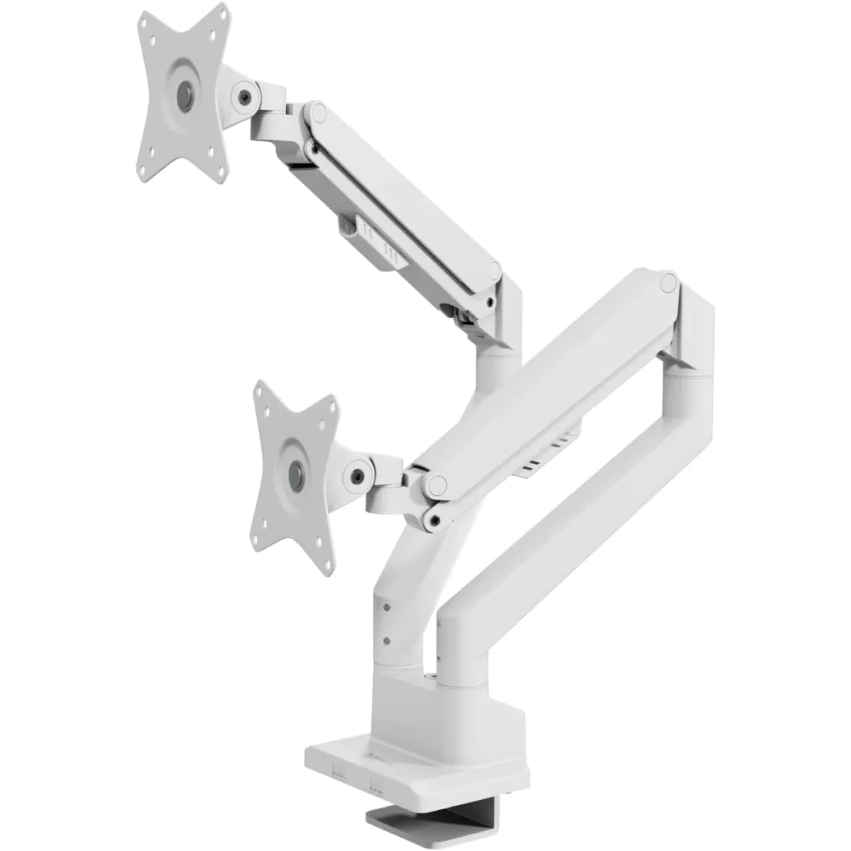 Arozzi Alzare Neo Duo Dual Gas Spring Monitor Arm, Up to 9kg, White - Image 8
