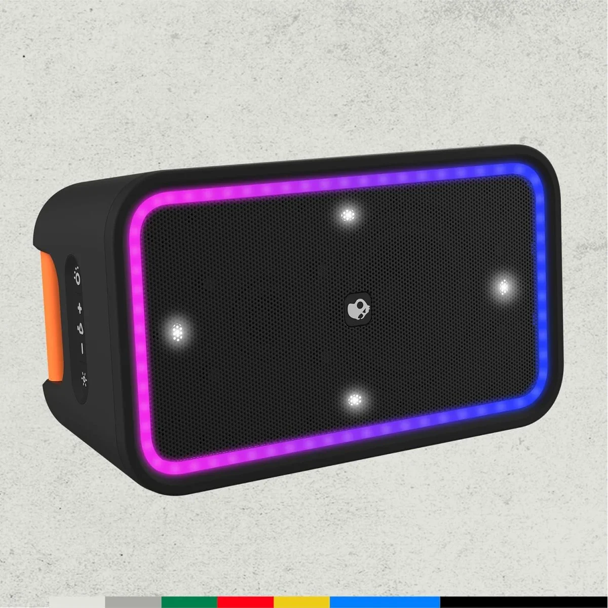 سماعة Skullcandy Stomp XL بلوتوث محمولة مقاومة للماء IPX5 ببطارية 12 ساعة، أسود - Thumbnail 3