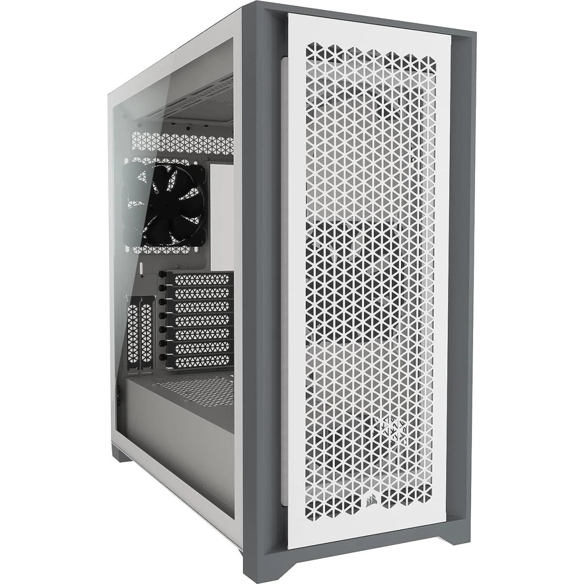 Corsair iCUE 5000D AIRFLOW White Tempered Glass Mid-Tower ATX Gaming Case