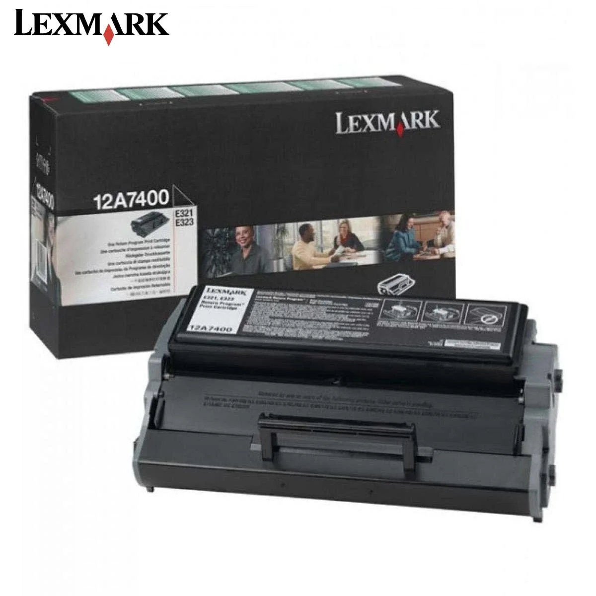 Lexmark E321 Original Black Toner Cartridge 12A7400