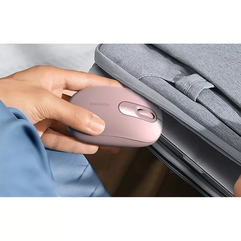 ماوس Ugreen MU105 90686 لاسلكي 2.4GHz وردي - Thumbnail 7