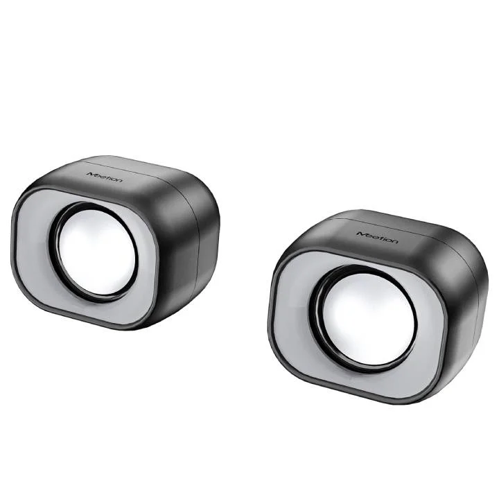 Meetion SP2010 2.0 Office Desktop Speakers, 3.5mm Headphone Jack