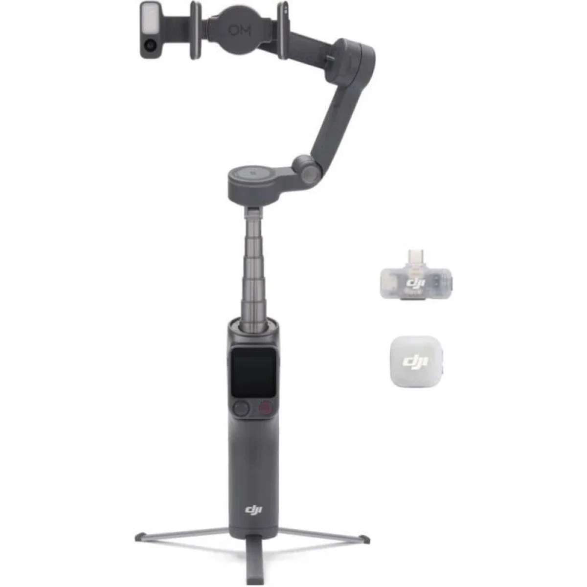 مثبت هاتف ذكي DJI Osmo Mobile 8P Creator Combo ثلاثي المحاور مع Mic Mini 2 - Thumbnail 4