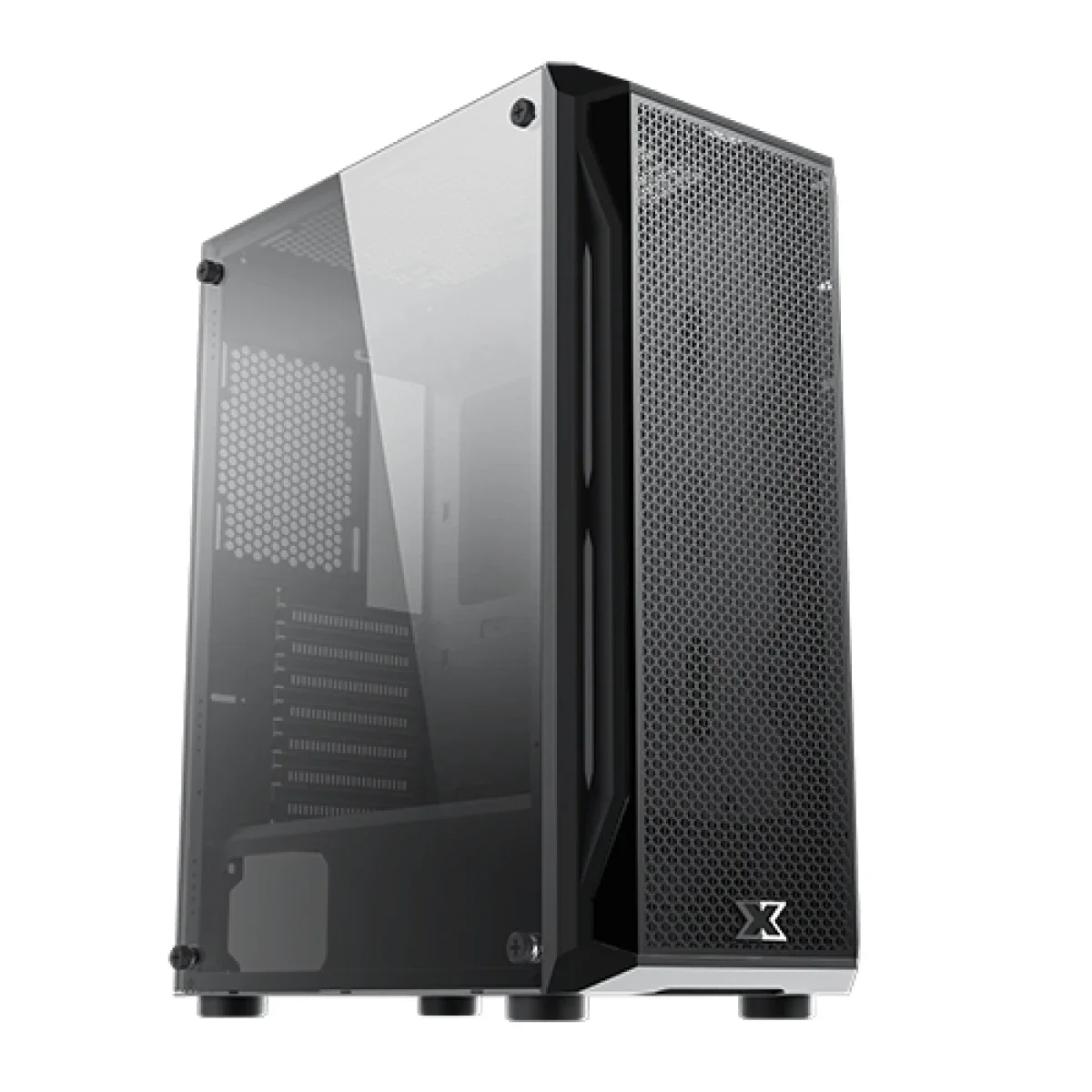 XIGMATEK Gaming X ATX PC Case with Tempered Glass - Thumbnail 4
