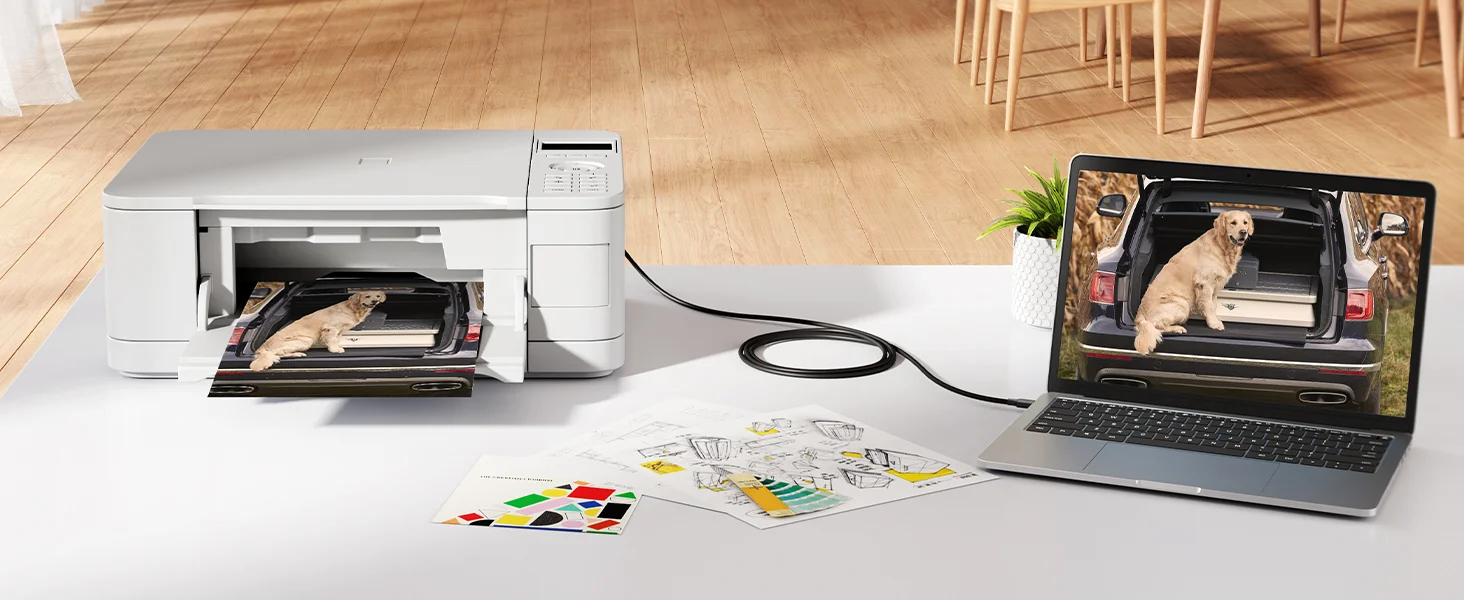 كابل طابعة Ugreen USB 2.0 من Type-A إلى Type-B عالي السرعة 1.5 متر - Thumbnail 10
