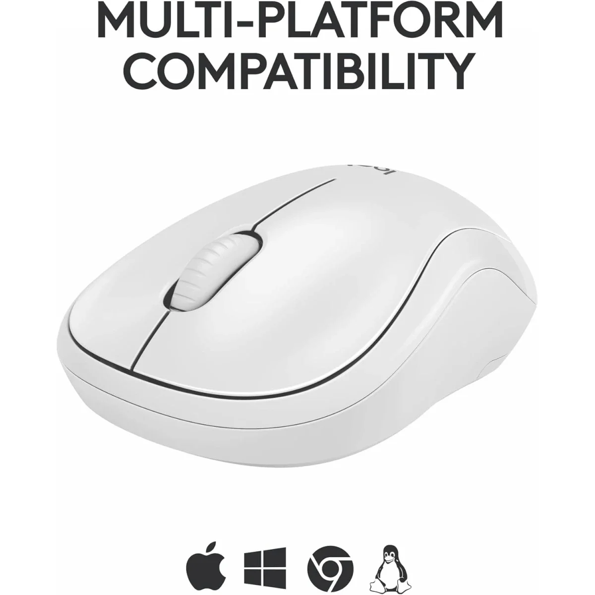 Logitech M240 Silent Bluetooth Wireless Mouse - Off White - Thumbnail 6
