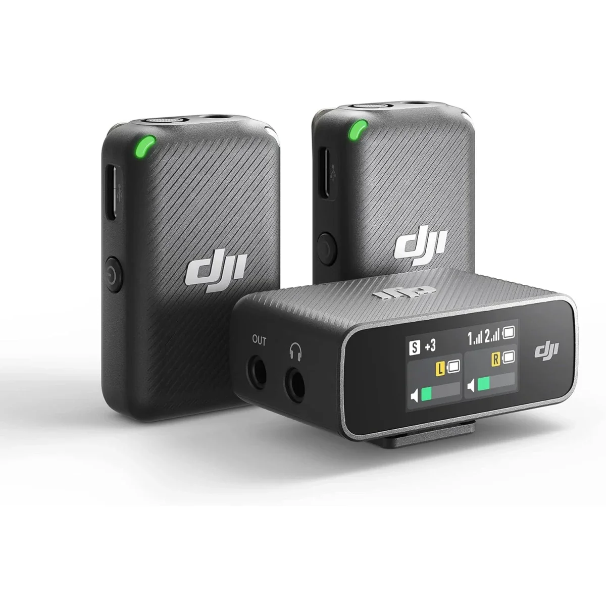 DJI Mic Wireless Microphone System with 2 TX, 1 RX & Charging Case, 250m Range, 15-Hour Battery - Thumbnail 2