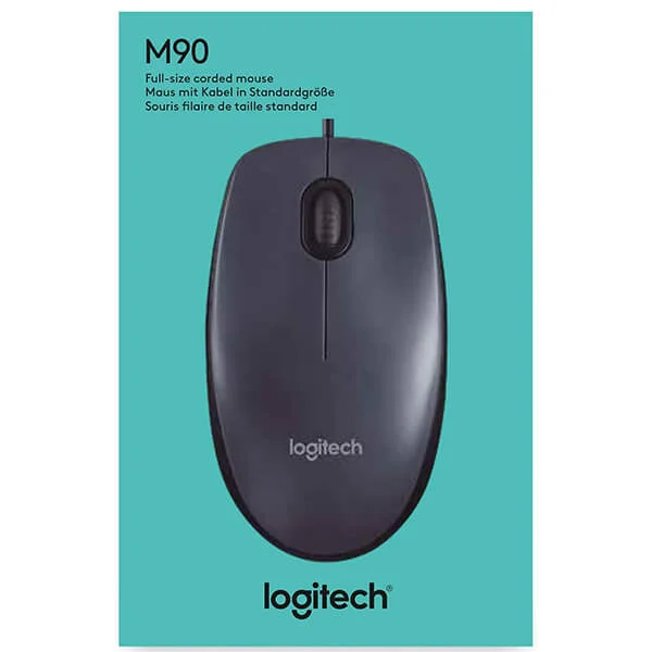 Logitech M90 Wired USB Mouse - Image 2