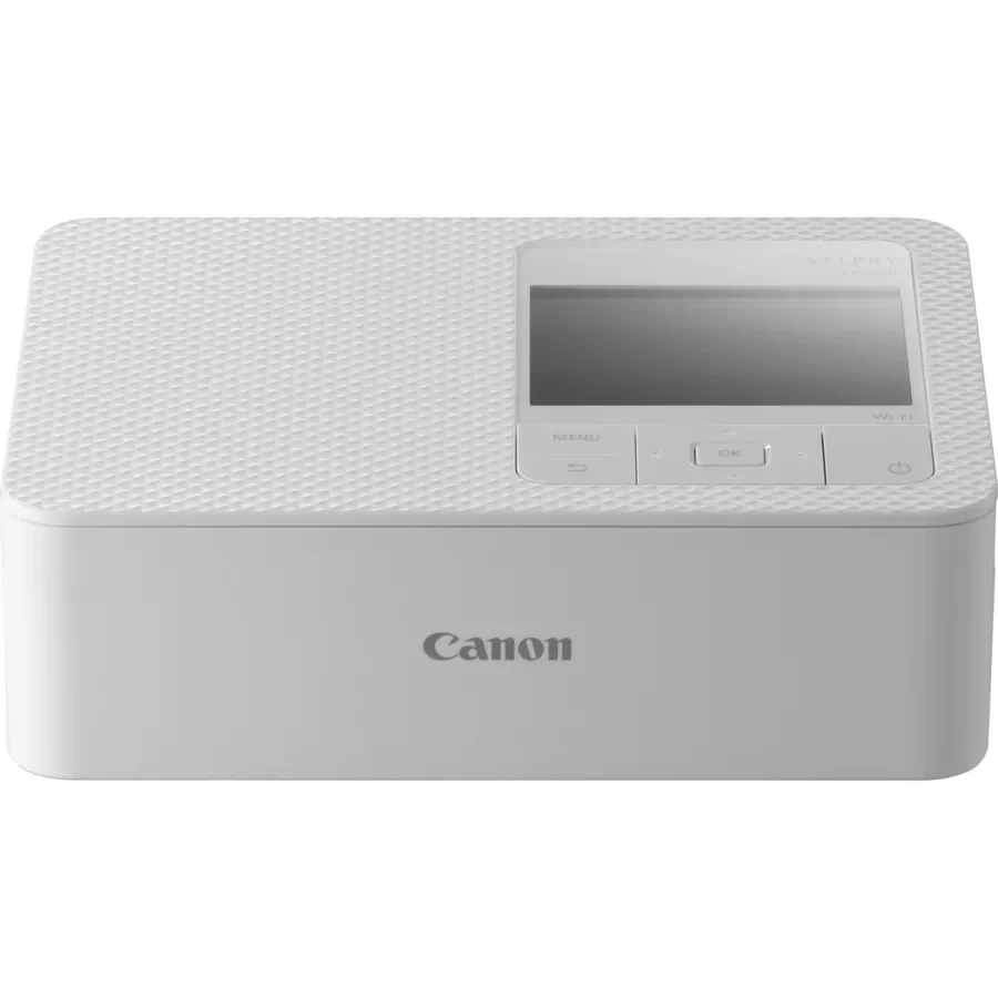 طابعة صور Canon SELPHY CP1500 لاسلكية مدمجة محمولة ملونة - بيضاء