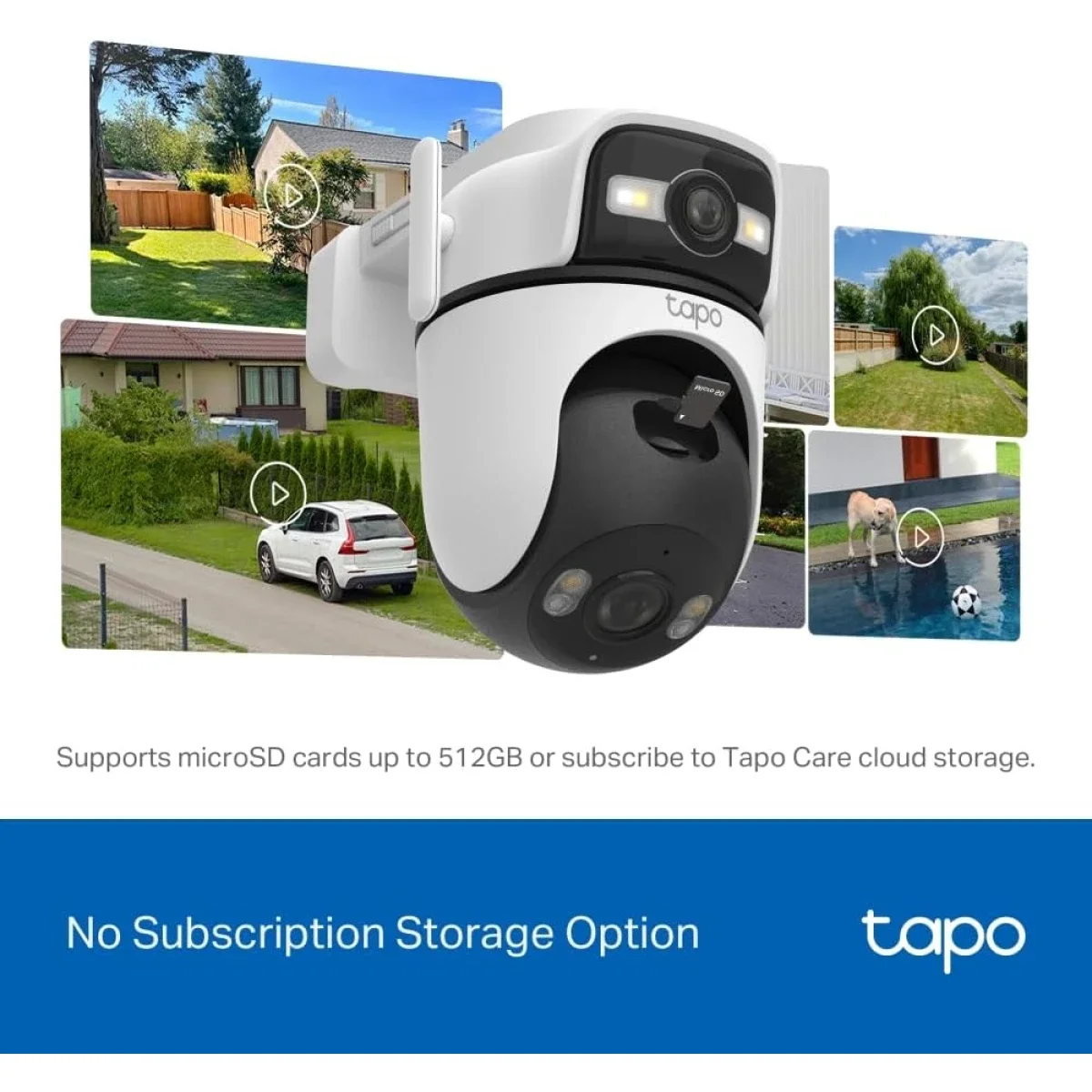 كاميرا مراقبة خارجية TP-LINK Tapo C545D بعدستين 2K 3MP مع التتبع الذكي - Image 3