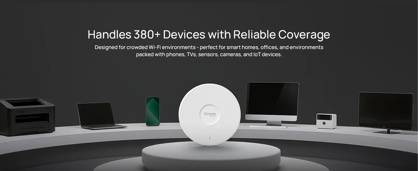 TP-LINK Omada EAP770 Wi-Fi 7 BE11000 Tri-Band Access Point - Image 13