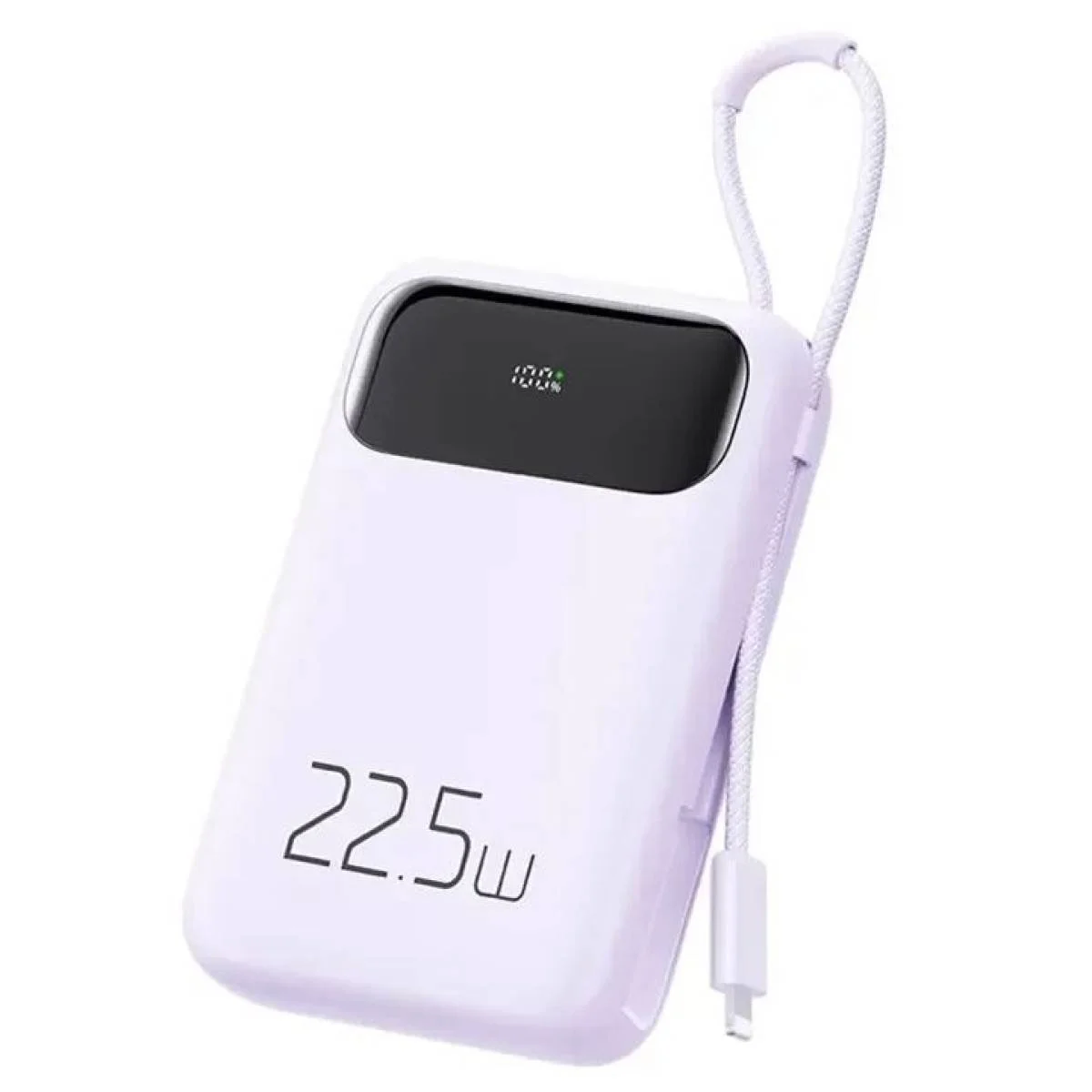 باور بانك Mcdodo MC-325 بسعة 10000mAh وشحن PD 22.5W مع كيبل Lightning مدمج - Image 4