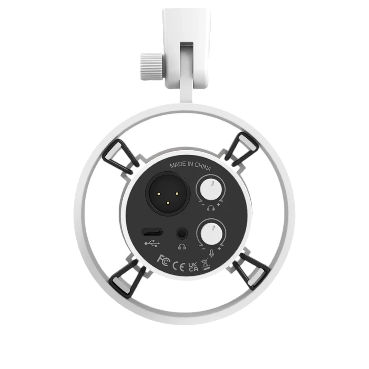 ميكروفون ديناميكي FIFINE K688 USB/XLR مع حامل مانع للاهتزاز وكتم باللمس ومنفذ سماعة - أسود - Thumbnail 2