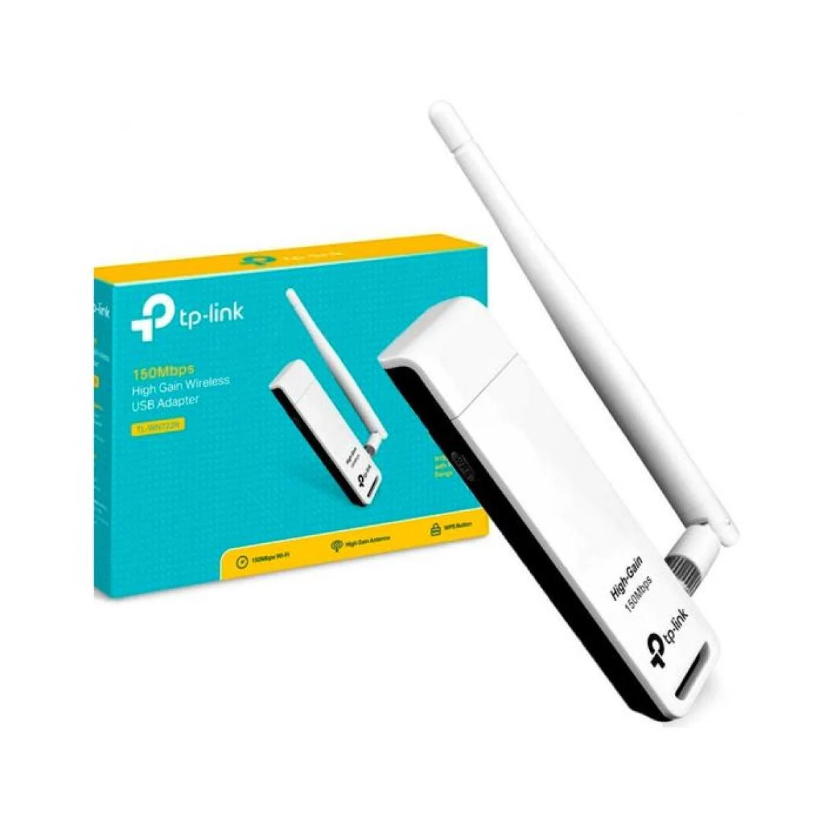 TP-LINK TL-WN722N 150Mbps High Gain USB Wi-Fi Adapter