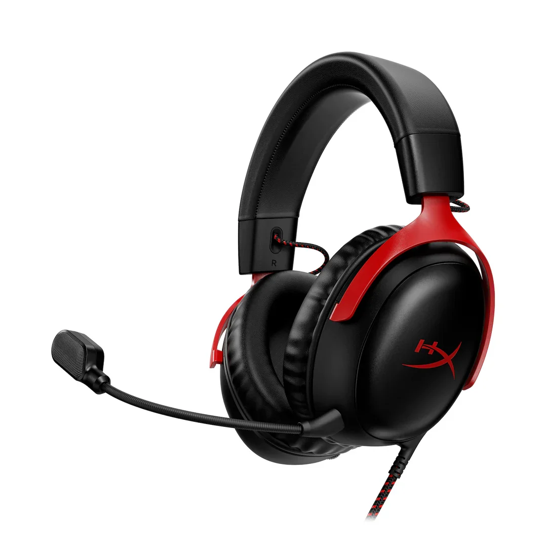 Hyper X Cloud III Wired Gaming Headset - Black/Red