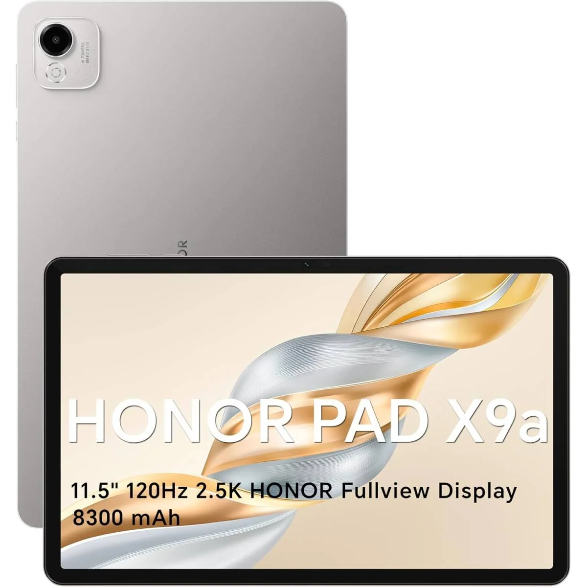 تابلت HONOR Pad X9a بشاشة FullView 11.5 إنش 2.5K 120Hz، Snapdragon 685، 8GB/128GB، بطارية 8300mAh
