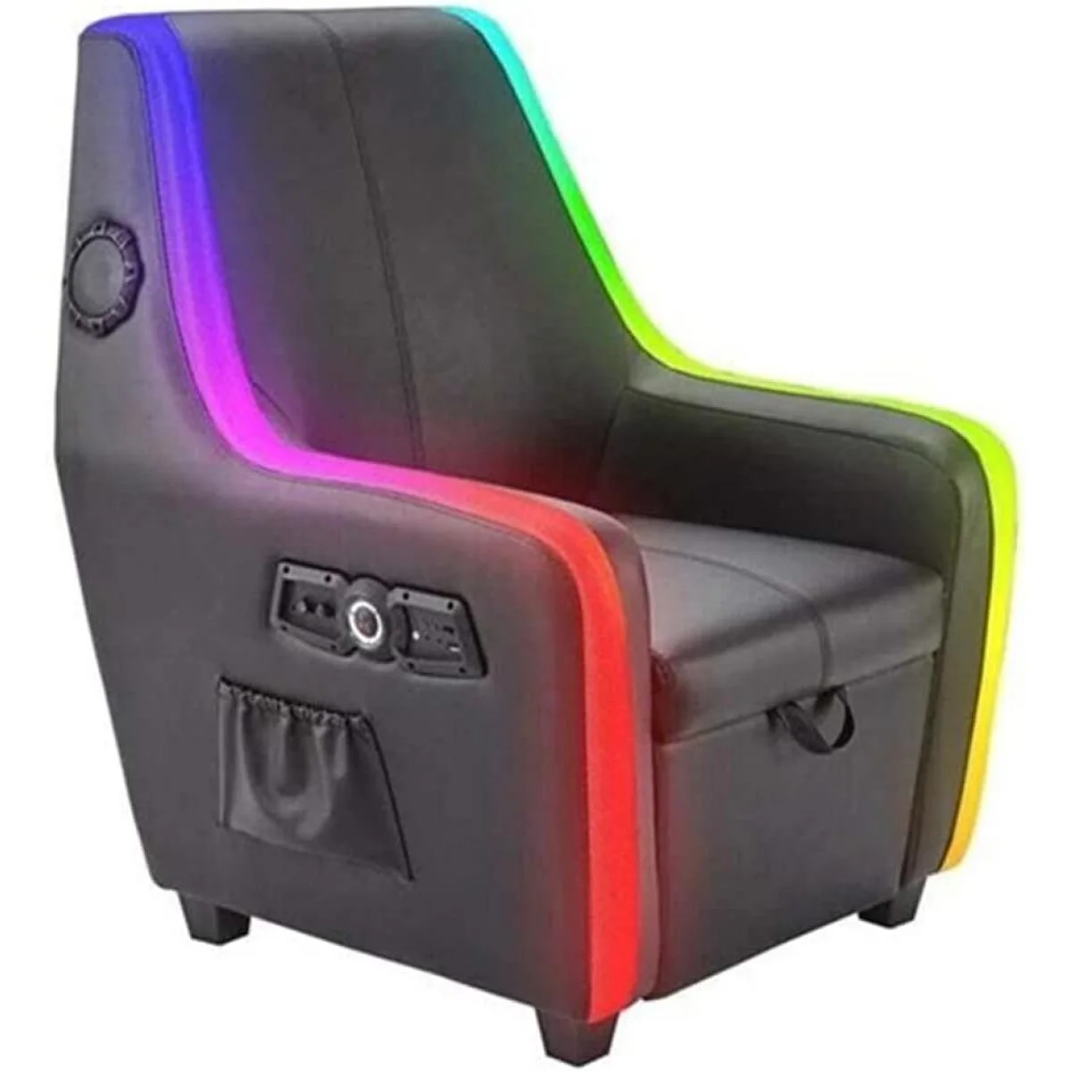 X-Rocker Premier Maxx RGB 4.1 Audio Gaming Armchair with Ottoman Storage