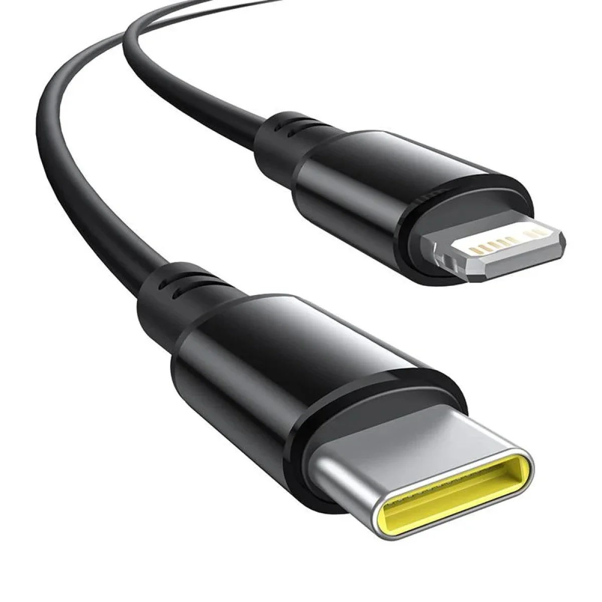 Baseus Circular 60W Car Charger with USB-C & Lightning Cables, USB-A & USB-C, Black - Image 3