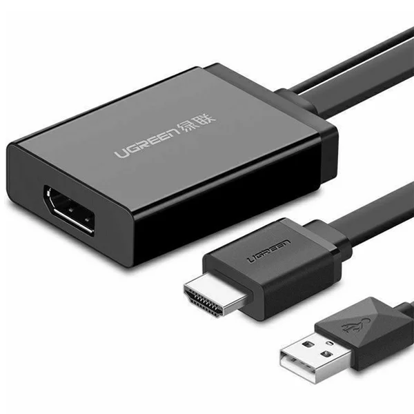 محول HDMI إلى DisplayPort Ugreen 40238 بدقة 4K@30Hz و1080p@120Hz - Image 1