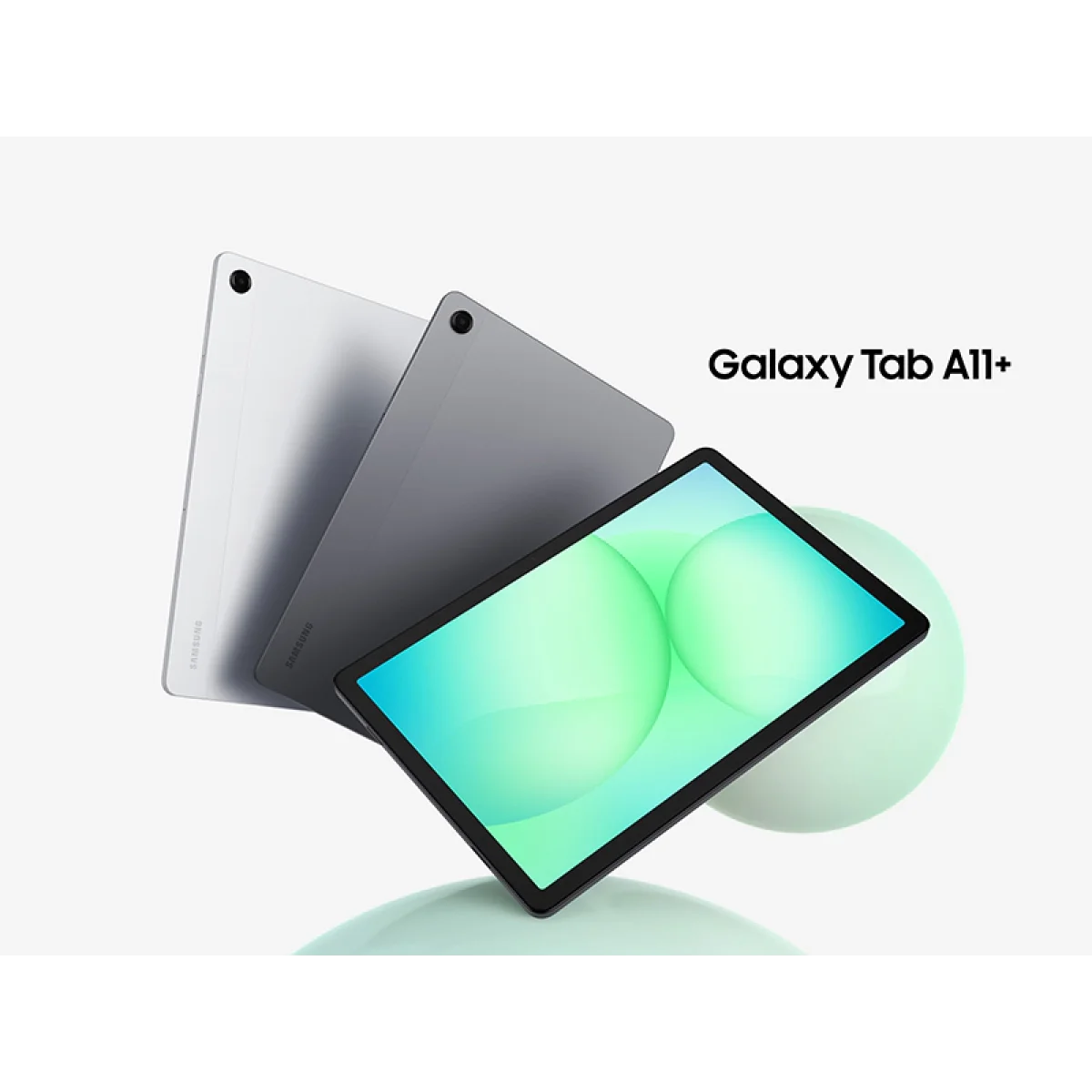 تابلت Samsung Galaxy Tab A11+ واي فاي، 11 إنش WUXGA، معالج ثماني النواة، رام 6GB، تخزين 128GB، بطارية 7040mAh، أربع سماعات Dolby Atmos، رمادي أو فضي