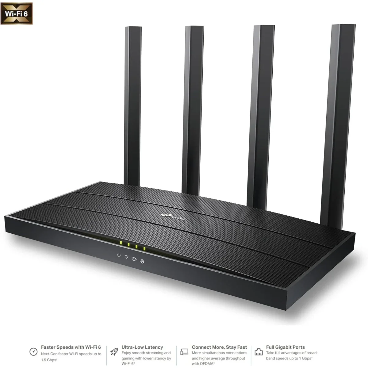 راوتر TP-LINK Archer AX12 AX1500 Wi‑Fi 6 ثنائي النطاق جيجابت - Image 2
