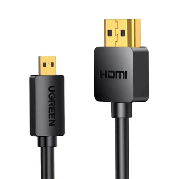 سلك Ugreen 30104 من Micro HDMI إلى HDMI بدقة 4K 60Hz طول 3 متر - Image 3