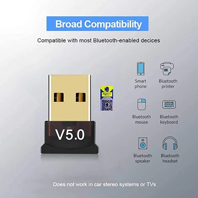 محول بلوتوث USB إصدار 5.0 للكمبيوتر واللابتوب - Image 3