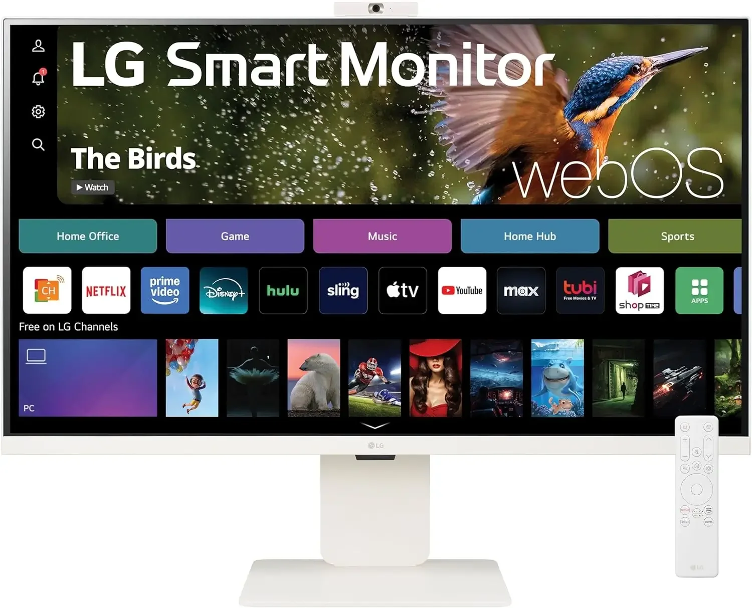 LG MyView 32SR85U-W Smart Monitor 31.5-inch 4K UHD IPS 5ms with Built-in FHD Webcam - Image 6
