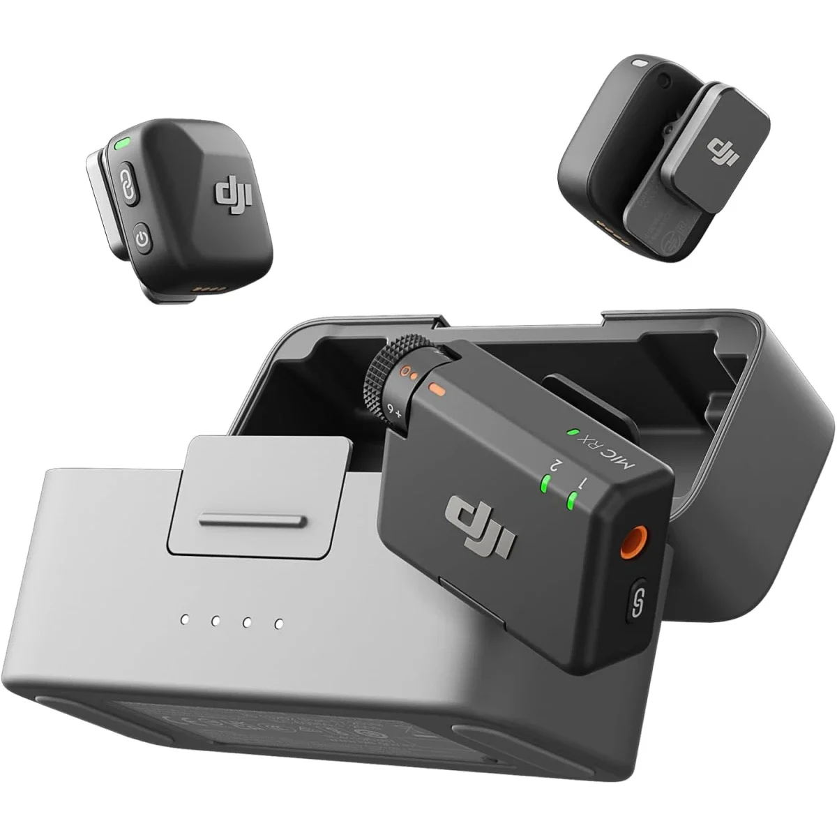 ميكروفون لاسلكي DJI Mic Mini مع 2 TX و1 RX وعلبة شحن